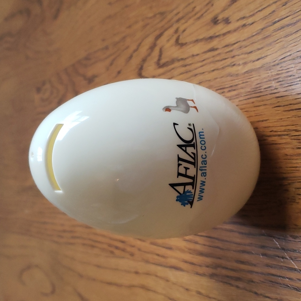 Aflac Brand Piggy Bank Egg
